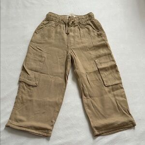 Zara Kids Khaki Cargo Trousers Size 2-3 Years